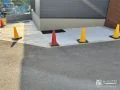 土間コンクリートで舗装した駐車スペース