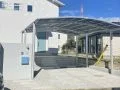 お住まいの柔らかな雰囲気と調和するカーポートや物置の設置工事