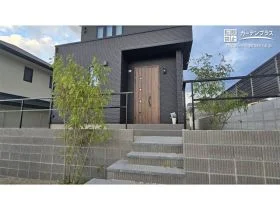 場所に応じて必要な強度をもたせた土留め[施工後]