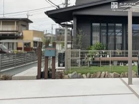 建物周りの法面を解消する土留め[施工後]