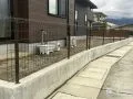 開放感を損なわないメッシュフェンス