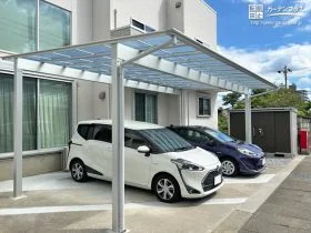 愛車も庭も美しく保てる外構リフォーム工事