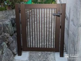 イノシシの侵入を防ぐ門扉[施工後]