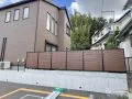 内側のプライベート空間を守る目隠しフェンス