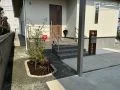 四季の移ろいを感じられる植栽スペース