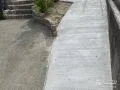 お庭入り口のスロープ