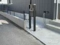 機能性を重視するシンプルモダンな門周り