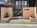 門袖を温かみのあるお色に塗り上げたリフォーム工事