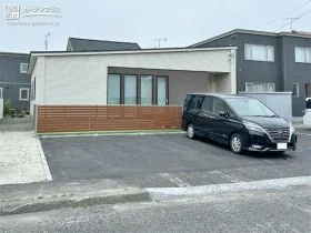 お庭で気軽にドッグランを楽しめる新築外構
