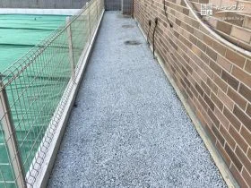 排水性の高い透水性コンクリート[施工後]