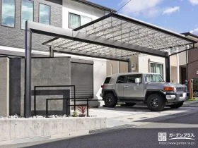 自然なつながりを生み出すフレームフェンス[施工後]