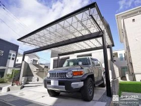 【施工後】「三協アルミ Mシェード」にも調和するデザインに