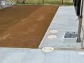 ウッドデッキの基礎となる土間コンクリート