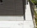 犬走りをモルタルで舗装
