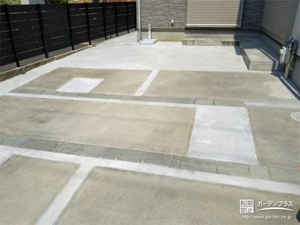 主庭を平らにして様々な使い方をできるようにしたリフォーム工事