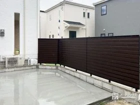 コンクリート製でいつでも清潔に保てるデッキテラスの設置工事