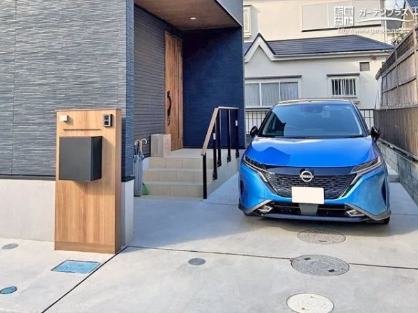 お住まいの雰囲気に合わせたお色味で統一感のある新築外構