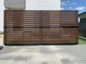 快適な駐車スペースと3種のフェンスでお庭を快適にした工事
