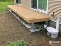 木の温もりを気軽に感じられるウッドデッキ