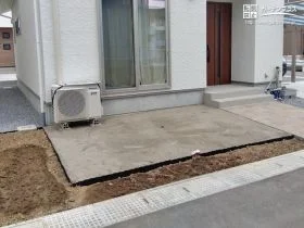 凹凸の無いフラットな仕上がりを実現する整地[施工後]