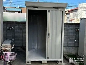 スペースを有効活用する物置と建物周りのローメンテナンス化工事
