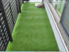 1年を通して緑を楽しめる人工芝スペース[施工後]