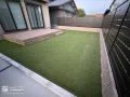 落ち着きのあるブラウンの目隠しフェンス