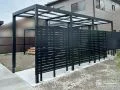 お庭のプライベート空間を守る目隠しフェンス