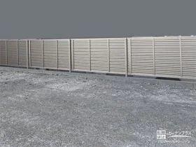 しっかりと目隠し効果のあるフェンスで快適なお庭リフォーム工事