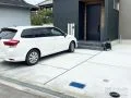 玄関前の枕木門柱がアクセントになったモダンなお住まい周り工事