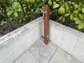 木目調でスタイリッシュなデザインの立水栓