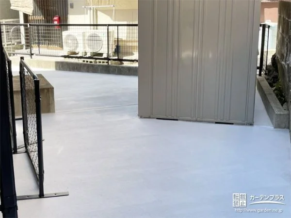 No.24121 草むしりが大変だったお庭をコンクリートで生まれ変わらせた工事[施工後]