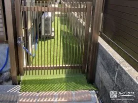 ワンちゃんが快適に遊べる犬走りと歩きやすい玄関アプローチ工事