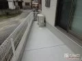 犬走りのコンクリート舗装工事