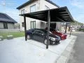 すっきりとシンプルで使いやすい新築外構