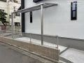 犬走りを活用した駐輪スペース