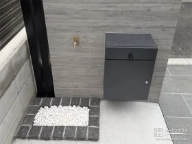 門柱を便利に活用[施工後]