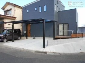 法面を土間コンクリートで舗装し安全性を高めるリフォーム工事