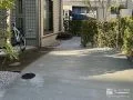 お庭にコンクリートを打ち新しく快適な駐車スペースを設けた工事