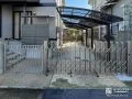 門扉とカーゲートのお色味を合わせ統一感を出した玄関周り工事