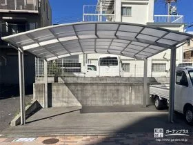 2台のお車を雨風紫外線からしっかりと守るカーポート設置工事