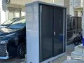 シンプルなデザインで大容量な物置