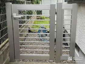 防犯性を向上する門扉[施工後]