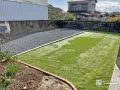 雑草のお手入れの負担を軽減し歩きやすくしたお庭の整地工事