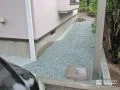 草むしりの手間が省ける犬走りの舗装工事