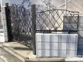 鋳物調デザインの門扉とフェンスがエレガントな門まわり工事