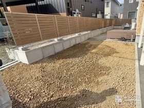お庭で気兼ねなく過ごせるようになる目隠しフェンス[施工後]