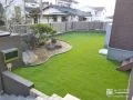 和風の植栽エリアとのバランスが取れたお庭