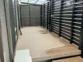 デッキ上で過ごせる広々としたサイズのウッドデッキ