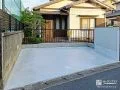 道路境界のブロック塀を撤去し駐車スペースにしたリフォーム工事